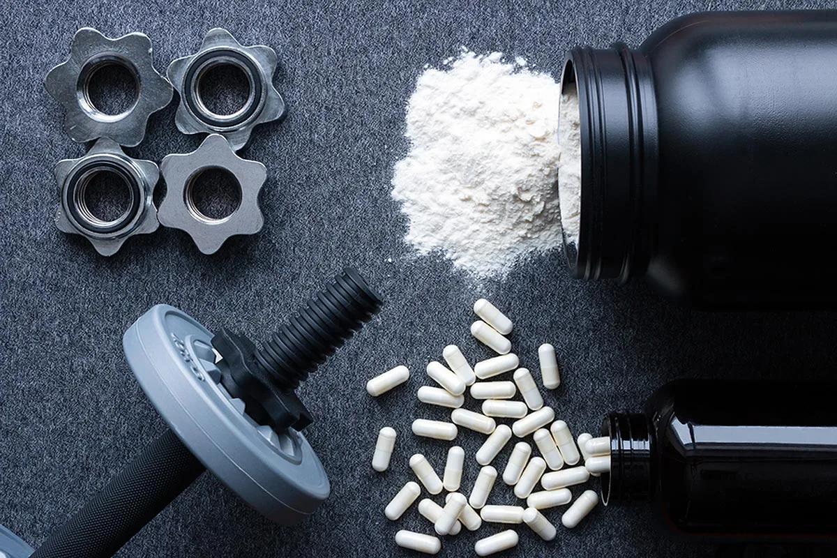 Produits sportifs complements halteres et pillules