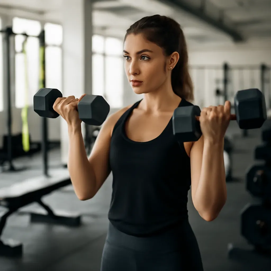 Image pour combien de temps pour se muscler les bras femme