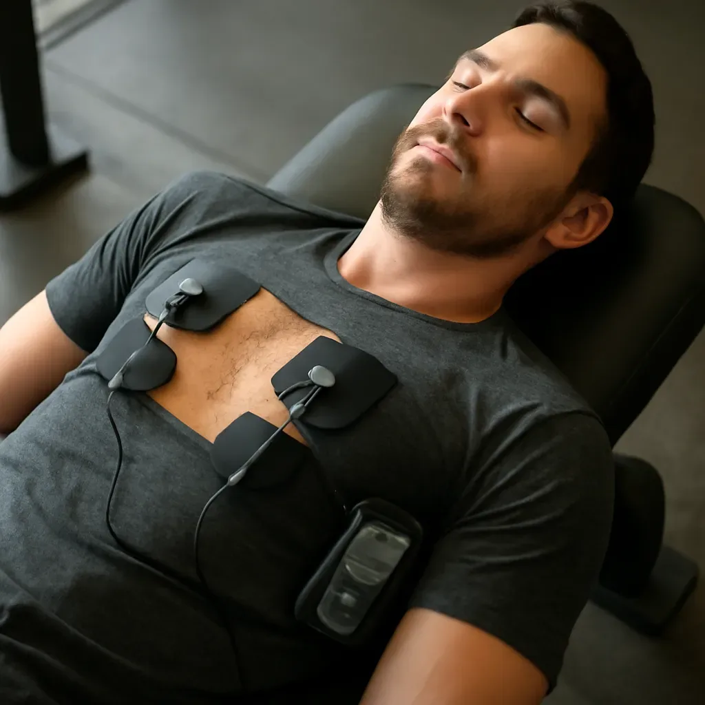 Electrostimulation pectoraux : avis, protocole et choix d'appareils