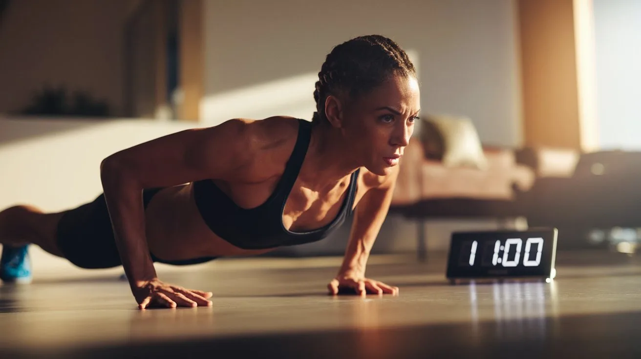 Gymnaste effectuant une routine au centre de gymnastique