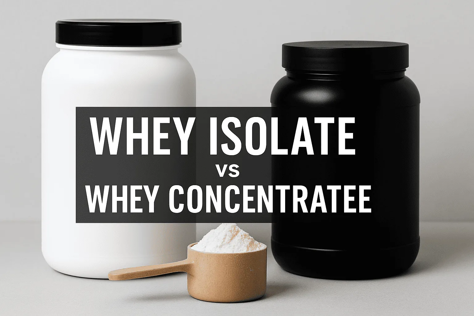 Whey isolate vs concentrate