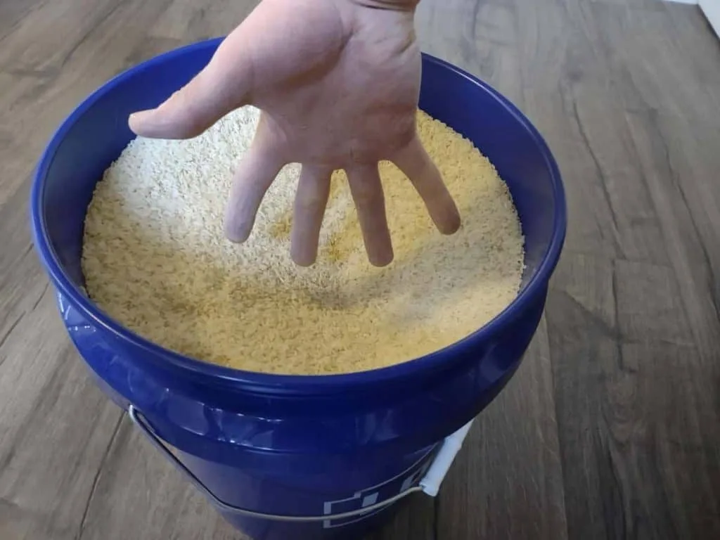 Rice Bucket Forearm Workout for (Iluppai Poo Samba Rice at 145 kg Samba Rice in store)