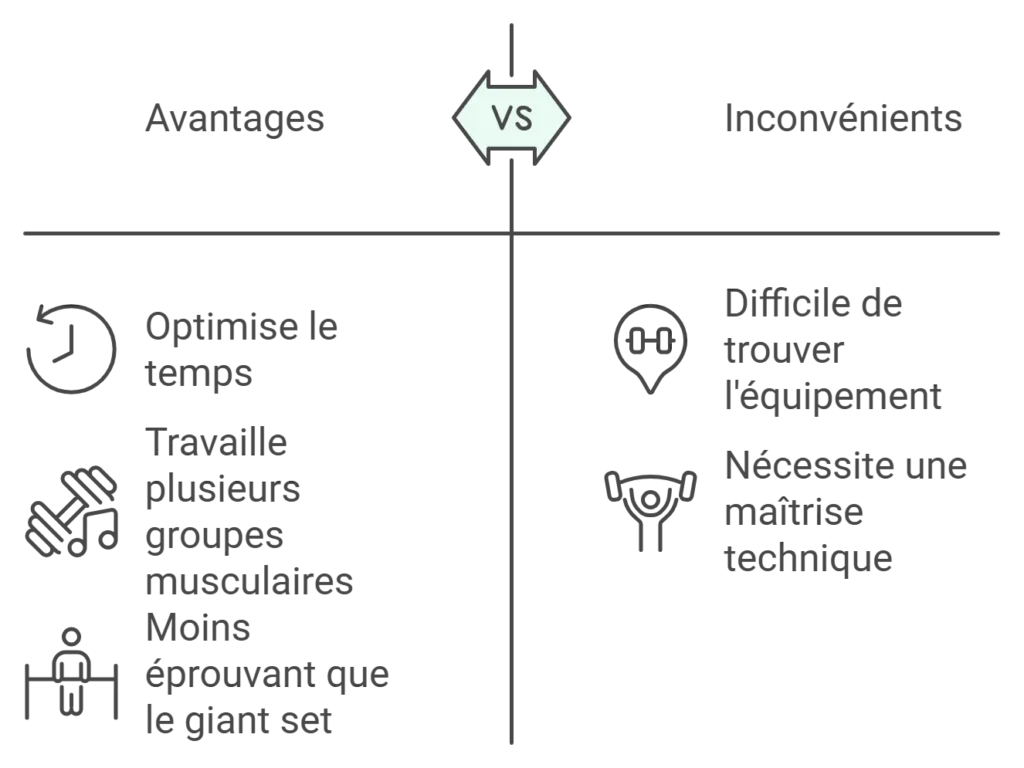 avantages et inconvénients supersets
